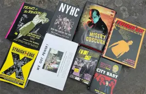 CORE CURRICULUM Set of Eight Hardcore Punk Oral History Memoir and Photo Books