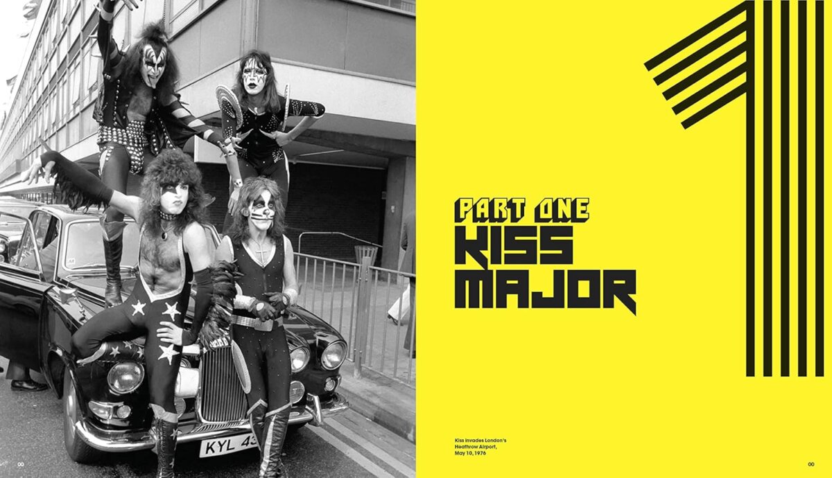 Kiss at 50 deluxe color hardcover photo and memorabilia book sample pages